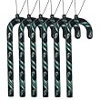 Seattle Mariners Candy Cane Ornament Set - MLB Baseball