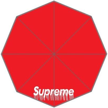 Superme Custom Auto Polyester Fabric Resistant Travel Umbrella 04