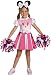 Girls Minnie Mouse Cheerleader (As Shown;3T-4T)