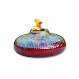 Bird Brain Nusku Firepot,  Red Metallic