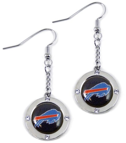 NFL Buffalo Bills Crystal Dangle Earrings