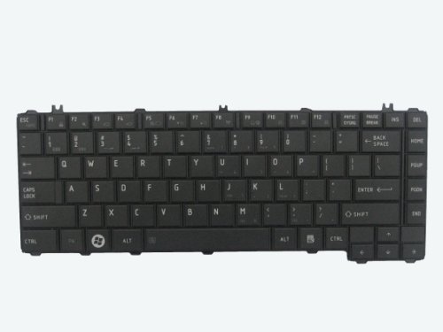 LotFancy New Black keyboard for Toshiba Satellite C640 L630 L635 L640 L640D L645 L645D Series Laptop / Notebook US Layout