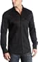 Rock & Republic Men's Josh Flap Pocket Shirting,Black Eye,Medium