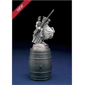 Jouster English Pewter Bottle Stopper
