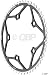 FSA Pro Road 9/10s 42t Middle 130mm Black chainring