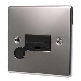 BLACK NICKEL UNSWITCHED SPUR UNIT C418BNB