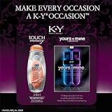 K-Y Yours + Mine Couples Lubricants - 2 Bottles 1.5 oz each and TOUCH MASSAGE - 6.7 oz