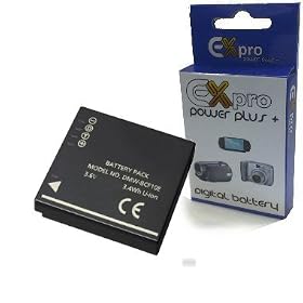 Ex-Pro High Power (VERSION 4 ID SECURE) DMW-BCF10E, DMWBCF10E, BCF10E, DMW BC10FE, CGA-S009, CGA-S106 - 2 Year Warranty Replacement Lithium Li-on Digital Camera Battery for Panasonic Lumix :- DMC-F2, DMCF2, DMC-F3, DMCF3, DMC-F4, DMCF4, DMC-FH1, DMCFH1, DMC-FH3, DMCFH3, DMC-FH20, DMCFH20, DMC-FH22, DMCFH22, DMC-FP8, DMC-FS4, DMCFS4, DMC-FS6, DMCFS6, DMC-FS7, DMCFS7, DMC-FS8, DMCFS9, DMC-FS4, DMCFS9, DMC-FS10, DMCFS10, DMC-FS11, DMCFS11, DMC-FS12, DMCFS12, DMC-FS15, DMCFS15, DMC-FS25, DMCFS25, DMC-FS30, DMCFS30, DMC-FS33, DMCFS33, DMC-FS42, DMCFS42, DMC-FS62, DMCFS62, DMC-FS480, DMCFS480, DMC-FS550, DMCFS550, DMC-FS580, DMCFS580, DMC-FT1, DMCFT1, DMC-FT2, DMCFT2, DMC-FT3, DMCFT3, DMC-FX40, DMCFX40, DMC-FX48, DMCFX48, DMC-FX60, DMCFX60, DMC-FX65, DMCFX65, DMC-FX66, DMCFX66, DMC-FX70, DMCFX70, DMC-FX75, DMCFX75, DMC-FX550, DMCFX550, DMC-FX580, DMCFX580, DMC-FX700, DMCFX700, DMC-PS1, DMCPS1, DMC-TS1, DMCTS1, [NEW VERSION - Compatible with 1.0, 1.1, 1.2, 1.3, 1.4 Firmware, all releases]