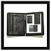 BLACK PORTABLE OFFICE PACK DAY PLANNER WORK ORGANIZER