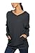 Zeagoo Women's Batwing Sleeve Spring Basic Pullover Slim Fit Hoodie with Pockets