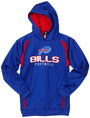 NFL Boys' Buffalo Bills Pullover Active Hoodie - R18Ndh09 (Royal, X-Large)