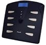 Escali Body Fat & Body Water Analyzer scale Midnight Blue
