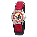 Marvel Comics Kid's MA0103-D2777-RedVelcro Marvel Spider-Man Classic Time Teacher Watch
