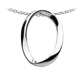 Image of Kit Heath Sterling Silver 90FXHP Large Open Oval Pendant + 18