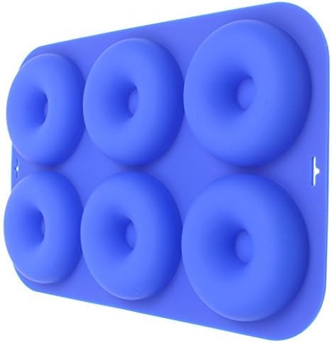 Keliwa Silicone Donut Baking Pan / Large Mold -Full Size Maker / Non - Stick / Dishwasher - Oven - Microwave - Freezer Safe / Free Recipes / New To Amazon Model: (Home & Kitchen)