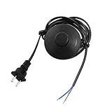 uxcell フットペダルスイッチ　USプラグ　AC 125V 3A AC 250V 6A 1.8M長さ