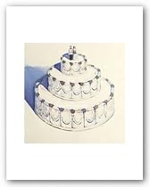 Wedding Cake, 1962 by Wayne Thiebaud 8"x8" Art Print Poster