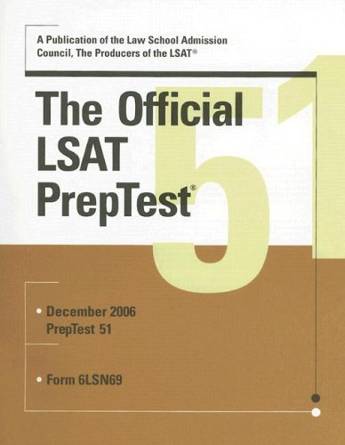 City Travel Guides Discounted  Books : The Official LSAT PrepTest 51