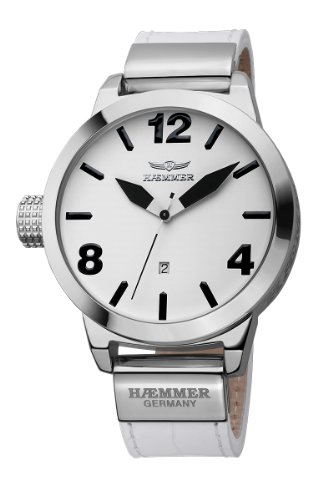 Haemmer Women's DH-02 Secrets White Leather Watch