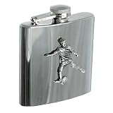 Review Sterling & Classic SC762 / Football 6oz Stainless Steel Hip Flask