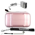 Nintendo DSi / DS Lite EVA Carrying Hard Shell Case - Eva Baby Pink + Determination Hand Strap + Home Charger