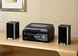 Steepletone SMC99r: Transfer Vinyl to MP3/USB Convert 4-in-1 Music Centre with turntable record player/CD/Radio - Black/Black panel colour