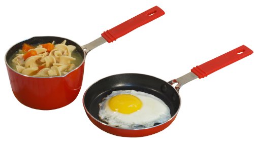 Excelsteel 2-Piece Mini Aluminum Non-Stick Cookware Set