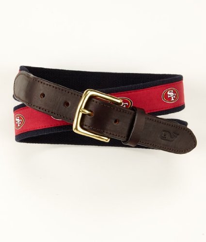 NFL San Francisco 49ers Canvas Club Belt