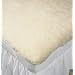 Slumberfleece Wool Strap-Fit Mattress Pads Cream Crib