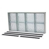 UPC 752494232145 product image for TAFCO WINDOWS NailUp2 Glass Block Window, 32 In. x 14 In., Wave Pattern - Solid | upcitemdb.com
