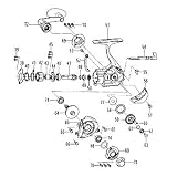 �_�C��(Daiwa) �Z���e�[�g 2500R-CUSTOM �p�[�c:�����[�L���b�v(���iNo.056) 116:310