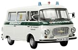 Dickie-Schuco 450365300 - Schuco - Barkas B 1000 Bergwacht 1:43 wei&szlig;, Limited Edition: 1.000 St&uuml;ck, Klarsichtvitrine mit Sammlerumkarton