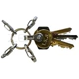 True Utility TU45 Stainless Steel Key Ring System Key Organizer