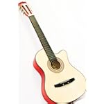 Natural Cutaway Acoustic Guitar w/ Accessories Combo Kit Beginners