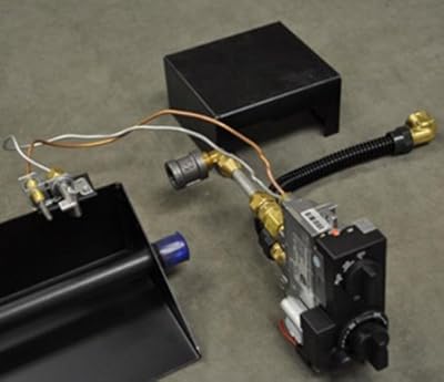 HPC Fireplace Gas Log Modulating UP/Down Remote Capable Natural Gas Valve Kit MMVK-NQM