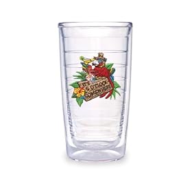 Tervis Tumbler Margaritaville It's 5'Clock Somewhere 16-Ounce Double Wall Insulated Tumbler, Set of... by Tervis