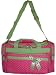 Fuchsia & Lime Green Polka Dot Duffel Bag~ great for travel or dance