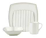 Mikasa Platinum Matrix 4-Piece Place Setting, Service for 1