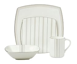 Mikasa Platinum Matrix 4-Piece Place Setting, Service for 1