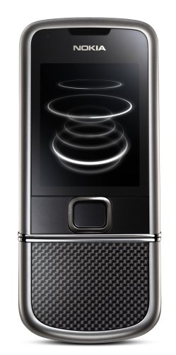 Nokia 8800 Carbon Arte (UMTS, Bluetooth, MP3, Spiele, Kamera mit 3,2 MP) UMTS Handy ohne Vertrag, ohne Branding, kein Simlock