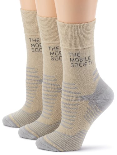 The Mobile Society Damen Funktionssocken Classic Trekking, (beige/grau 451), 41-43 Preisvergleich