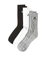 adidas Pack x 3 Calcetines (Negro / Gris / Blanco)