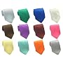 WHOLESALE LOT MENS 10 NECK TIE NEW NECKTIE SOLID COLORS