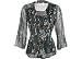 Petite Notations Dot Print Pintuck Blouse