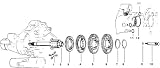 Produkt-Bild: Getriebeteil Schulterring 2.&Uuml;berma&szlig; PX Roller (~), Sprint, Rally - Piaggio PX Roller, Cosa, Sprint 150, Rally 200