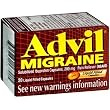 Special Pack of 5 ADVIL MIGRAINE LIQUI-GEL CAPSULES 20 CAPSULES