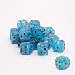 Holiday Easter Blue/gold 12mm d6 Pipped Dice