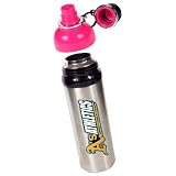 Sports MLB A’s 24oz Colored Stainless Steel Water Bottle/Silver/Pink Pink Stainless Steel Water Bottle