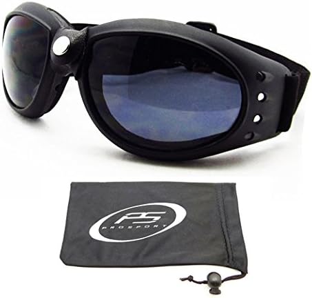 Kids Goggles for motorcycle riding, Motor Cross, extreme sports and winter sports. Free Large Microfiber Cleaning Case Included.