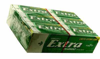 Extra Spearmint Sugarless Gum Plen - T - Pack (12 count) by Buy Candy Wholesale